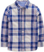 Mini Boden Kids' Check Cotton Shirt