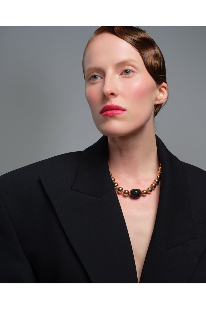 Cassia Necklace, Alternate, color, Black Dusk