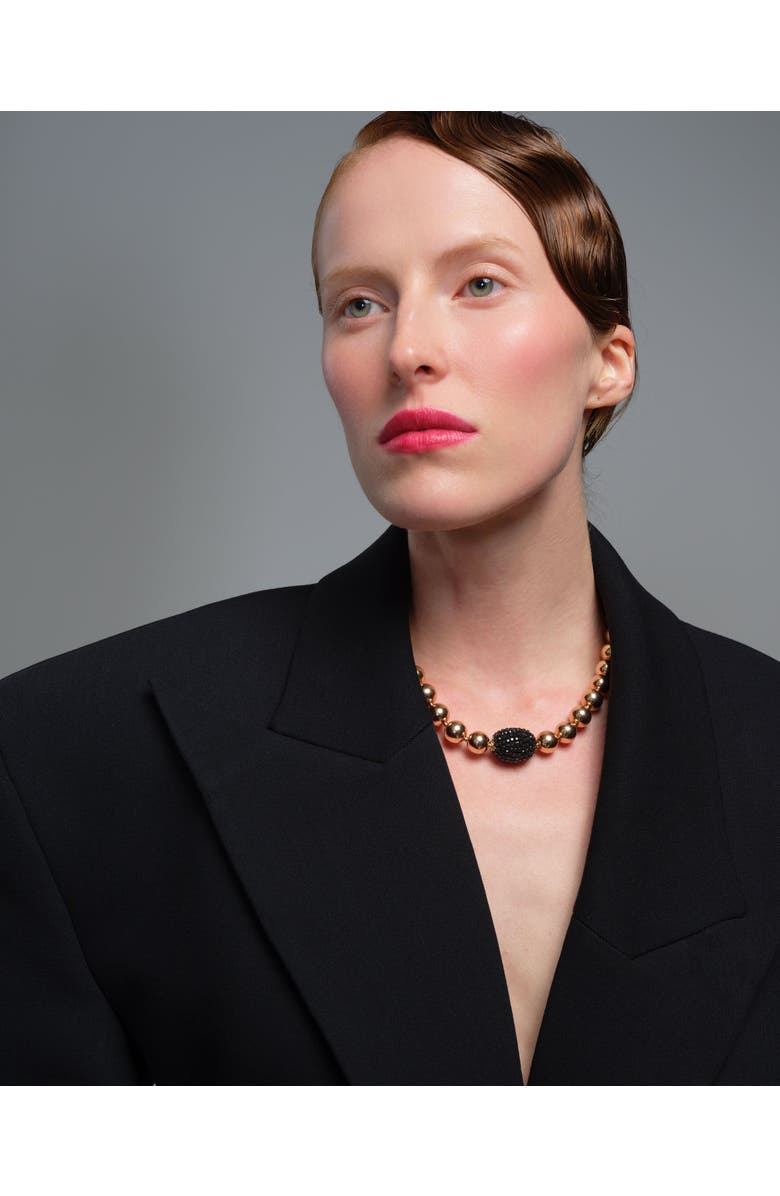 Saulė Label Cassia Necklace, Alternate, color, Black Dusk