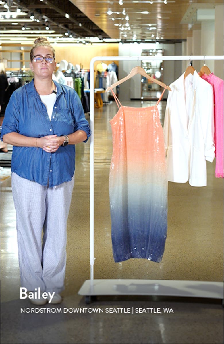 Leda Sequin Midi Dress, sales video thumbnail