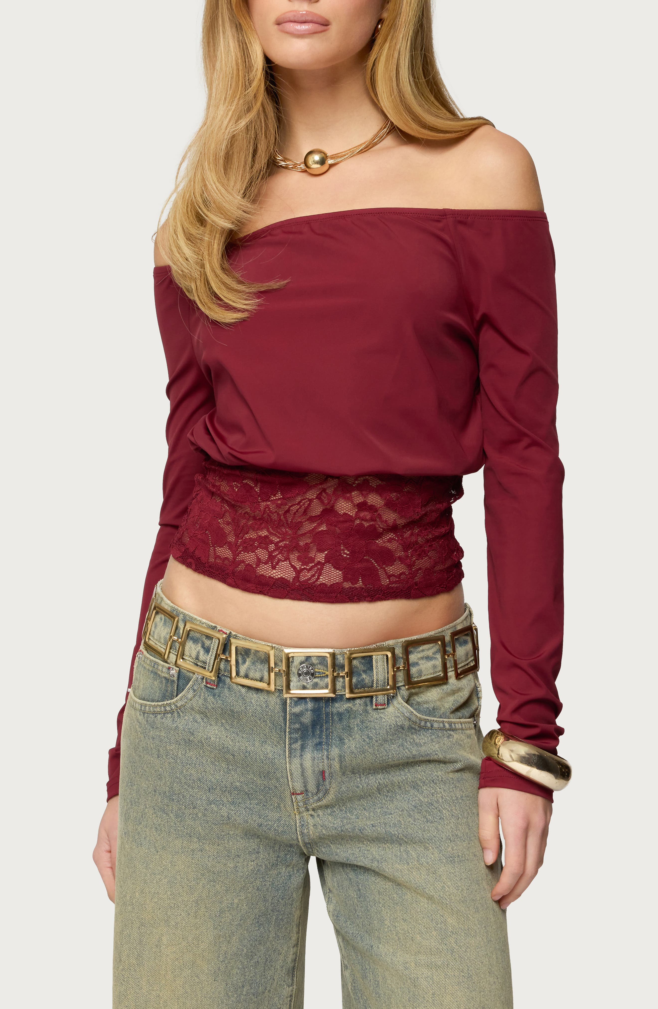 selected BURGUNDY