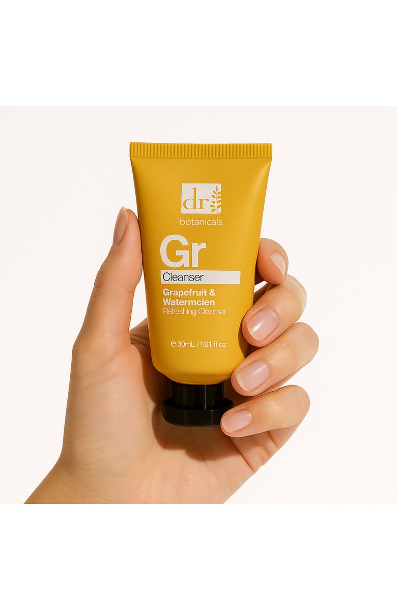DR BOTANICALS Grapefruit 
Watermelon Refreshing Cleanser 30ml, Alternate, color, White