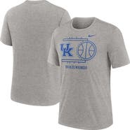 Nike Men's Nike Heather Gray Kentucky Wildcats Campus Local Tri-Blend T-Shirt