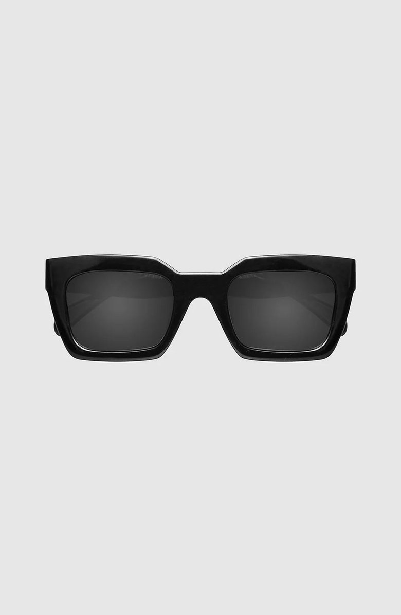 ANINE BING Indio Sunglasses, Main, color, Black