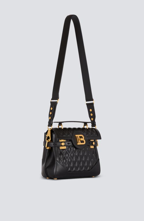 Balmain Bbuzz 23 Quilted Lambskin Satchel Bag