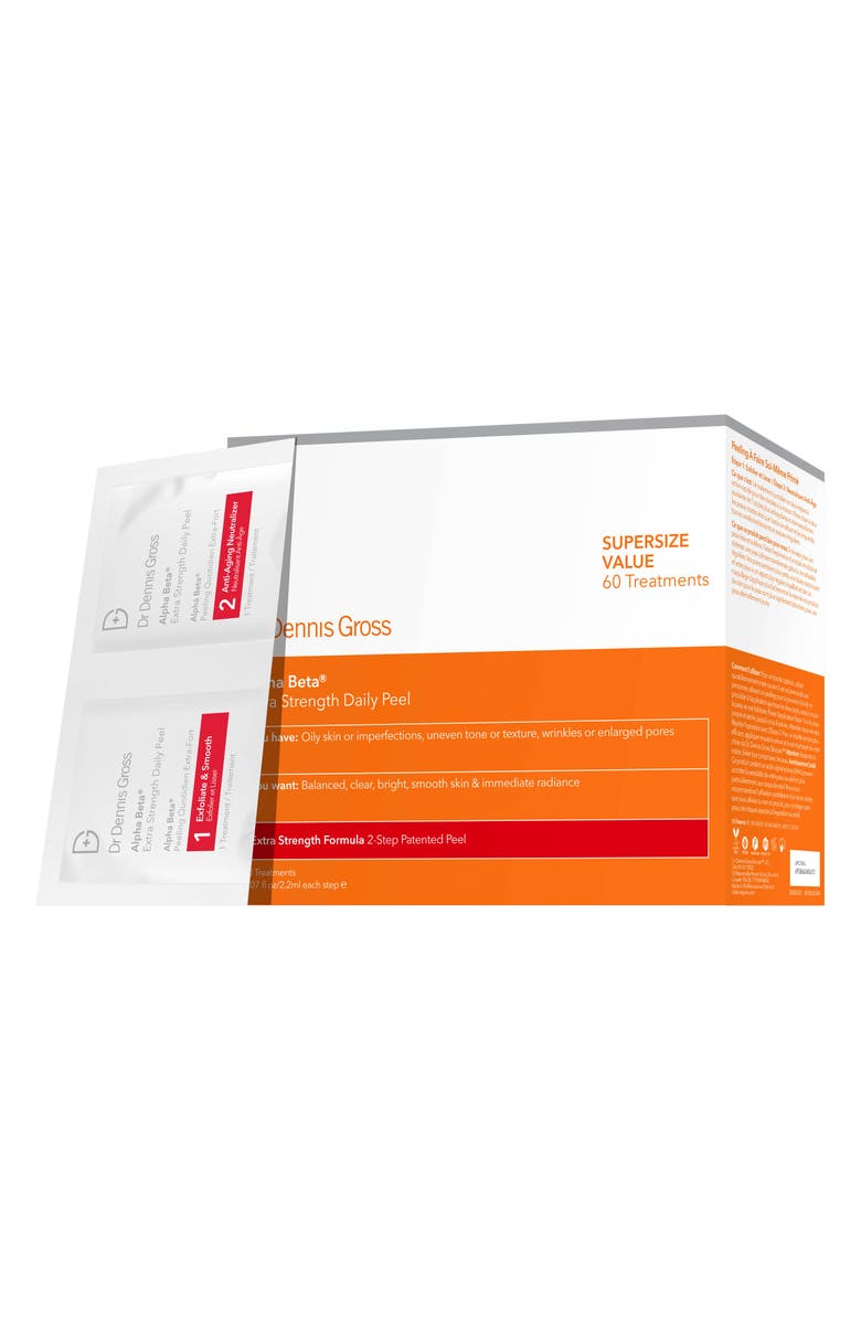 Dr. Dennis Gross Skincare Alpha Beta<sup>®</sup> Peel Extra Strength Formula - 60 Applications, Main, color,