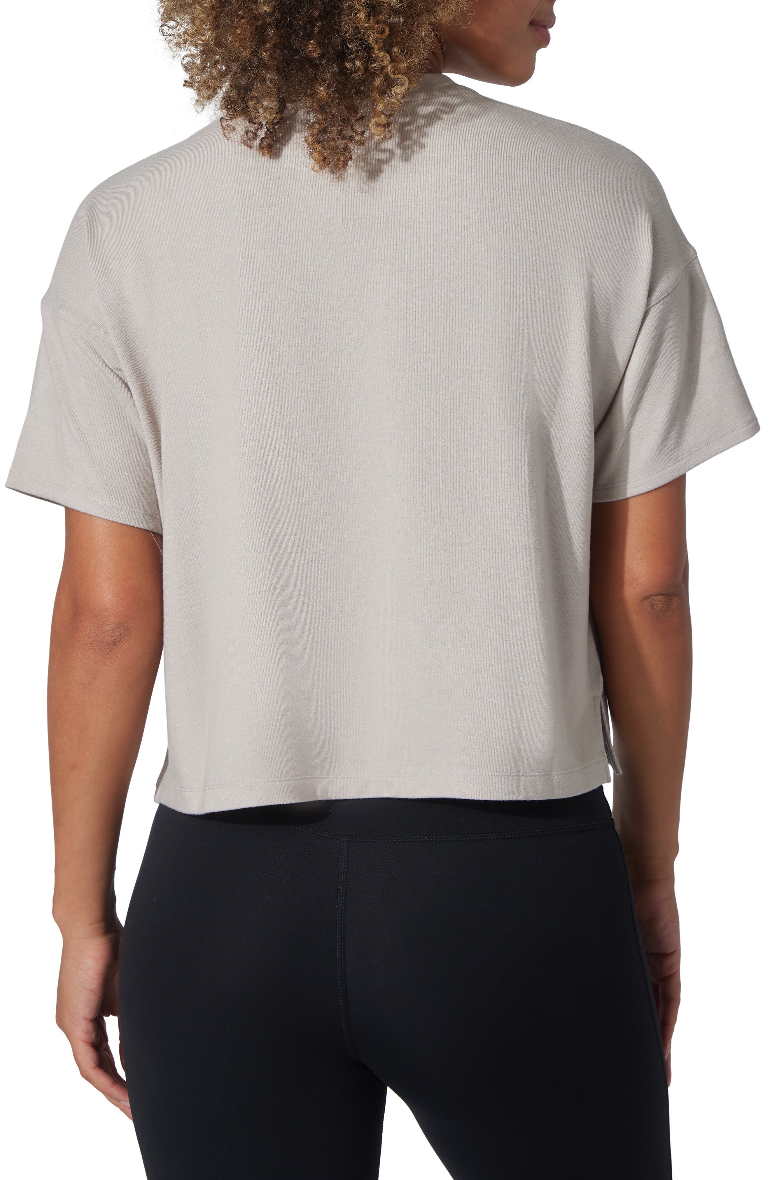 Peached Jersey Deluxe Boxy Cropped Tee - image 2