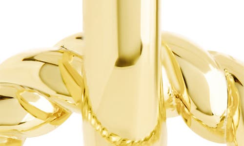 Sterling Forever Levissa Circle Drop Huggie Hoop Earrings