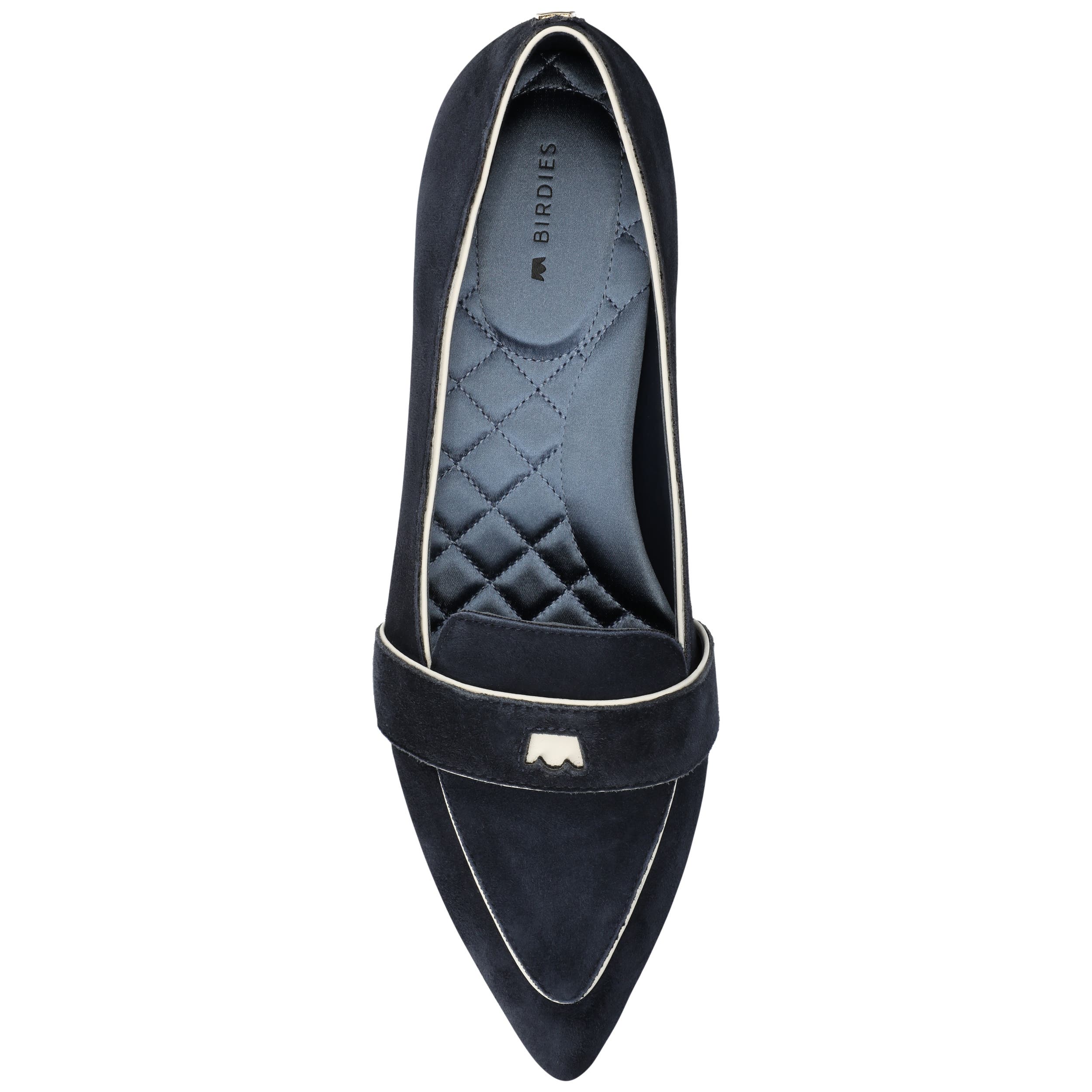 Birdies The Sparrow Loafer, Alternate, color, Navy Suede