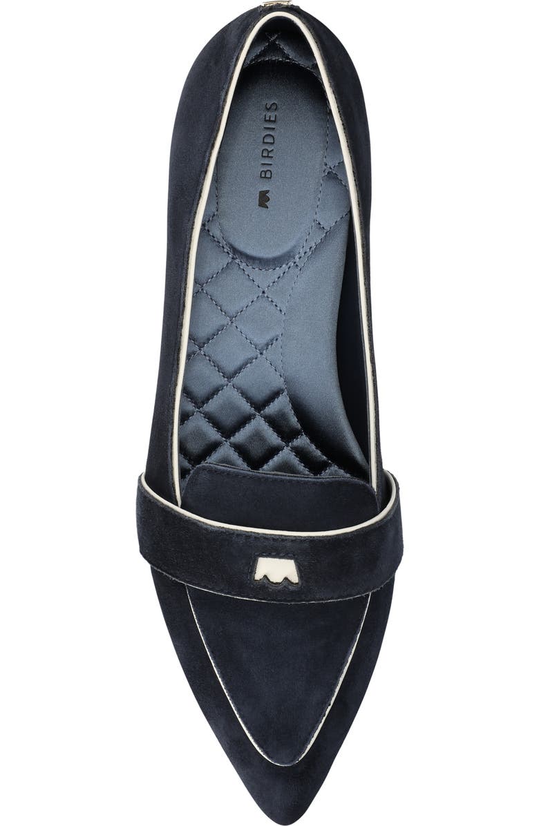 Birdies The Sparrow Loafer, Alternate, color, Navy Suede
