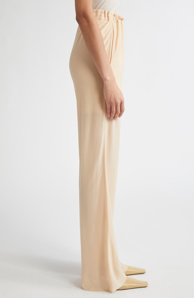 SETCHU Sheer Double Layer Pants, Alternate, color, Beige