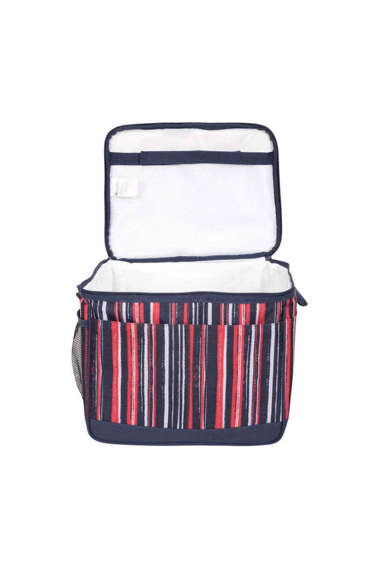 6.6gal Striped Cooler Bag, Alternate, color, Dark Blue