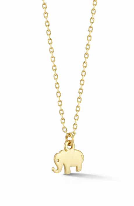Ember Fine Jewelry Tiny Elephant Necklace