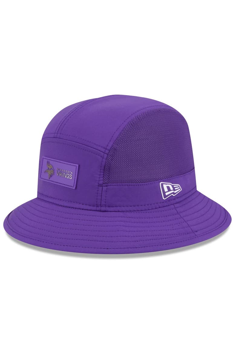 Men's New Era Purple Minnesota Vikings 2025 Sideline  Bucket Hat, Main, color, Purple