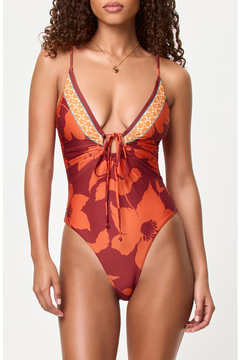 Piper Classic Keyhole One-Piece Swimsuit video