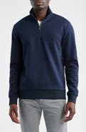 BOSS Sidney Quarter Zip Pullover