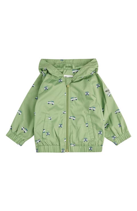 Jeep Print Water Resistant Hooded Windbreaker (Baby)