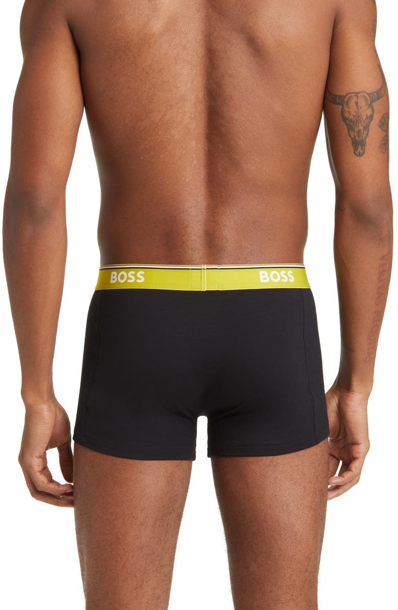BOSS 3-Pack Stretch Cotton Trunks, Alternate, color, 