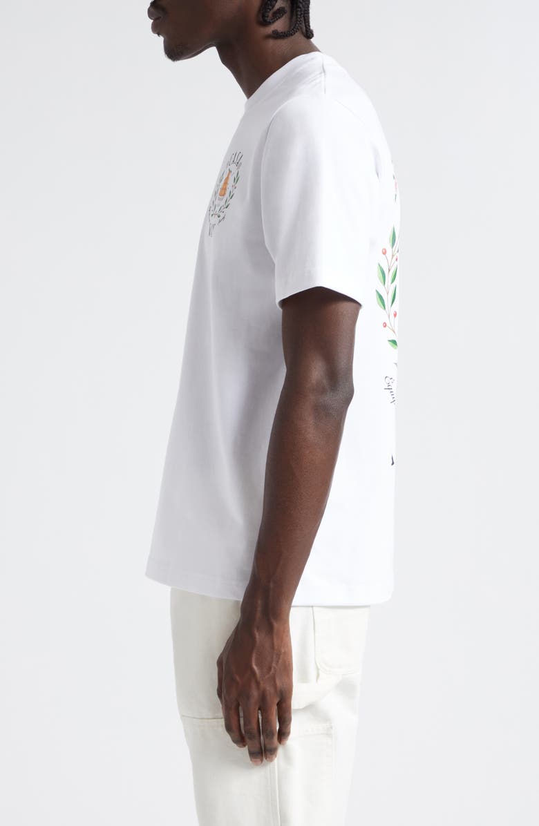 Casablanca Casa Way Organic Cotton Graphic T-Shirt, Alternate, color, Casa Way