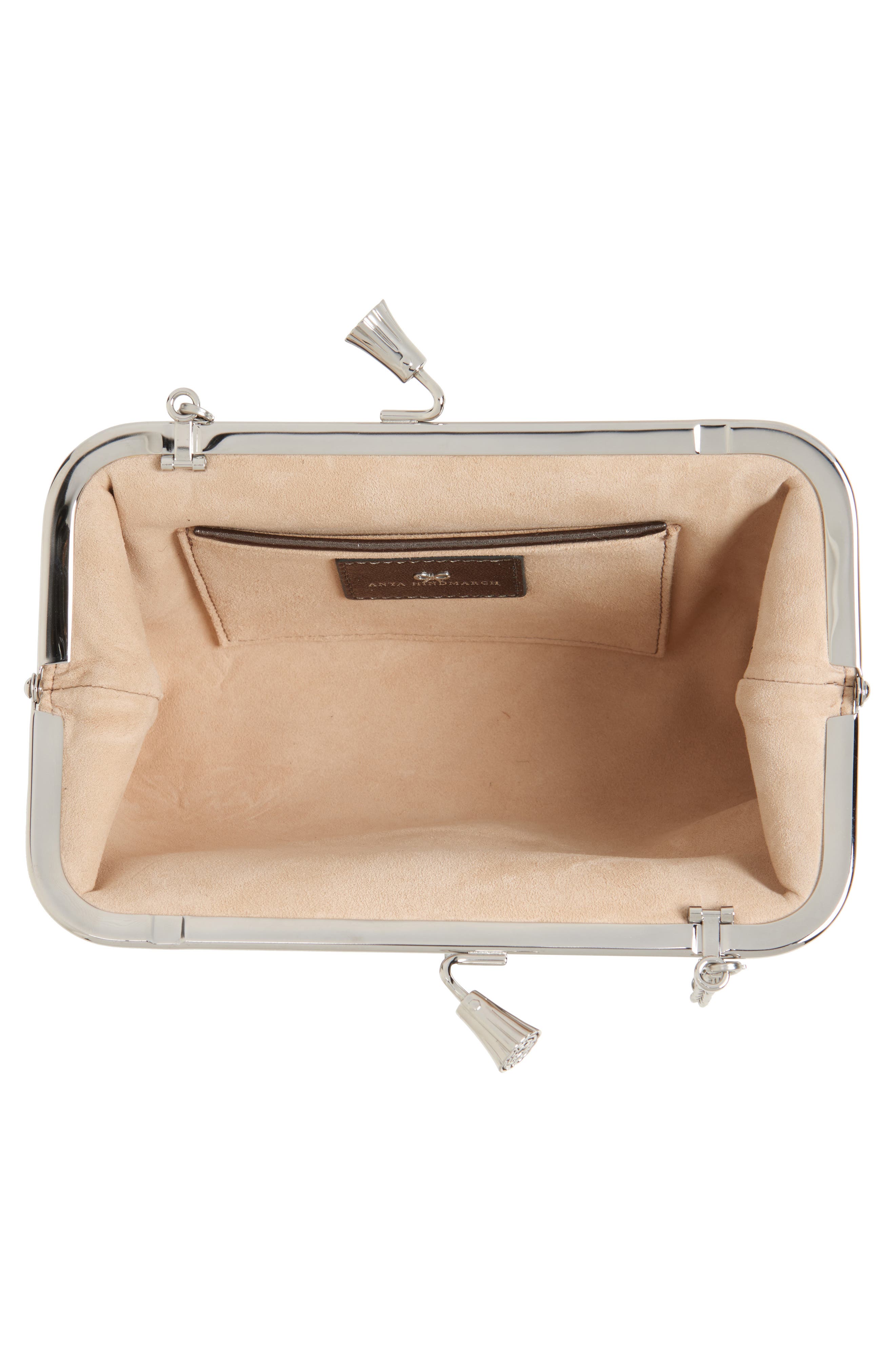 Anya Hindmarch Maud Tassel Clasp Clutch, Alternate, color, 