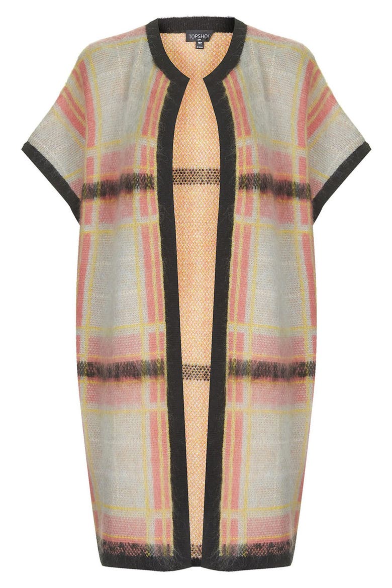 Brushed Cardigan, Alternate, color, BLACK MULTI