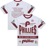 Mitchell & Ness Men's Mitchell & Ness White Philadelphia Phillies Cooperstown Collection Team Origins Premium T-Shirt