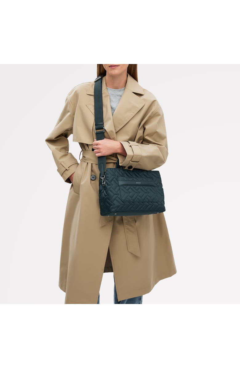 Radley Holland Park - Quilt Medium Ziptop Satchel Bag, Alternate, color, Teal
