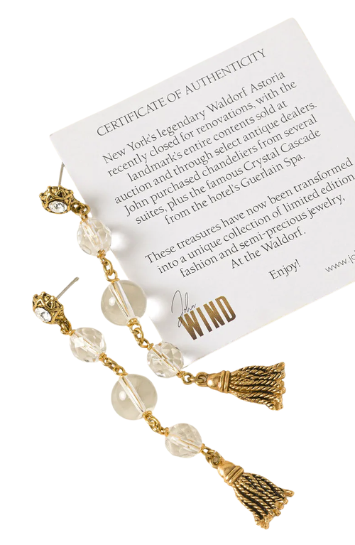 Uncommon Goods Waldorf Astoria Chandelier Earrings