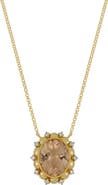 Bony Levy Morganite & Diamond Pendant Necklace - 0.06ct.