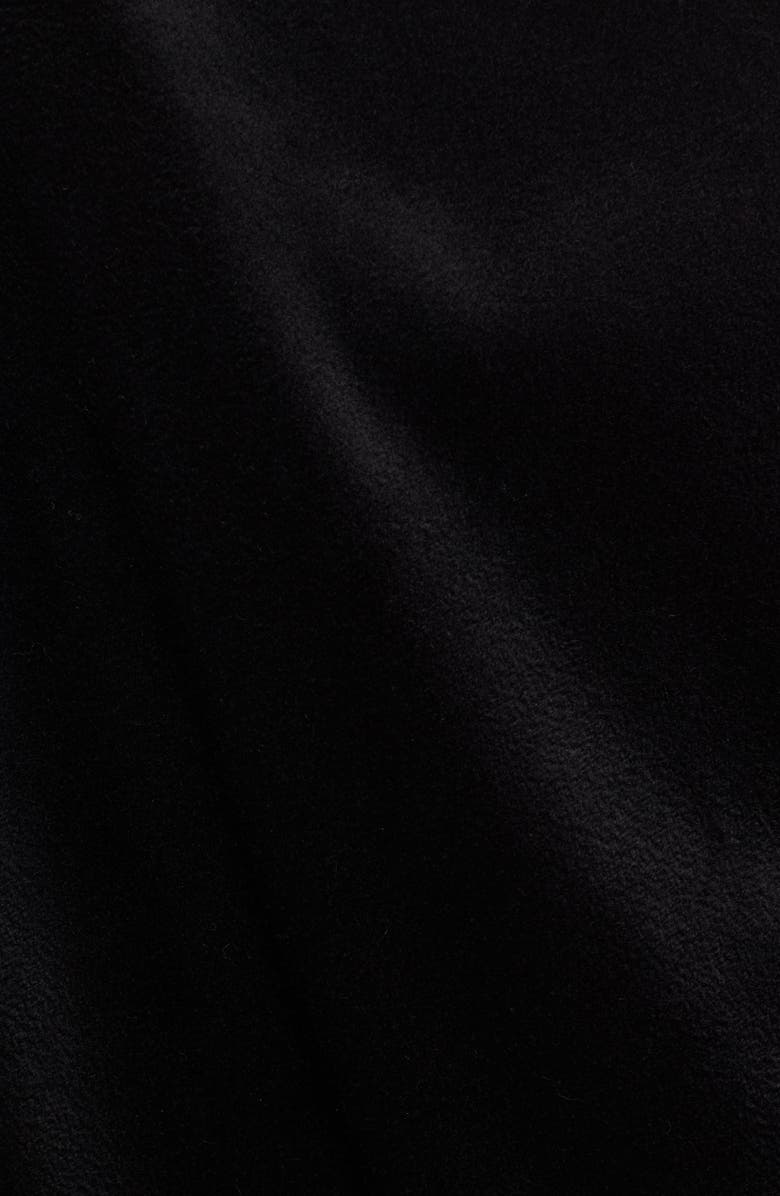 Sofia Cashmere Genuine Fox Fur Trim Cashmere Cape, Alternate, color,