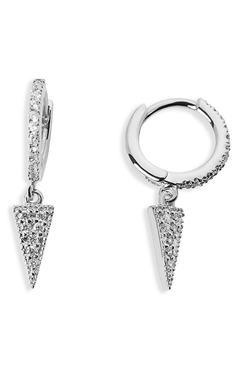 The M Jewelers The Pavé Zoe Hoop Earrings, Main, color, 