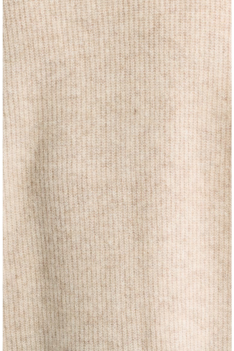 Crewneck Shaker Sweater, Alternate, color, BIRCH