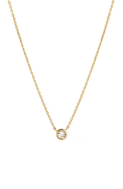 Diamond Necklace - Gold Diamond Necklace