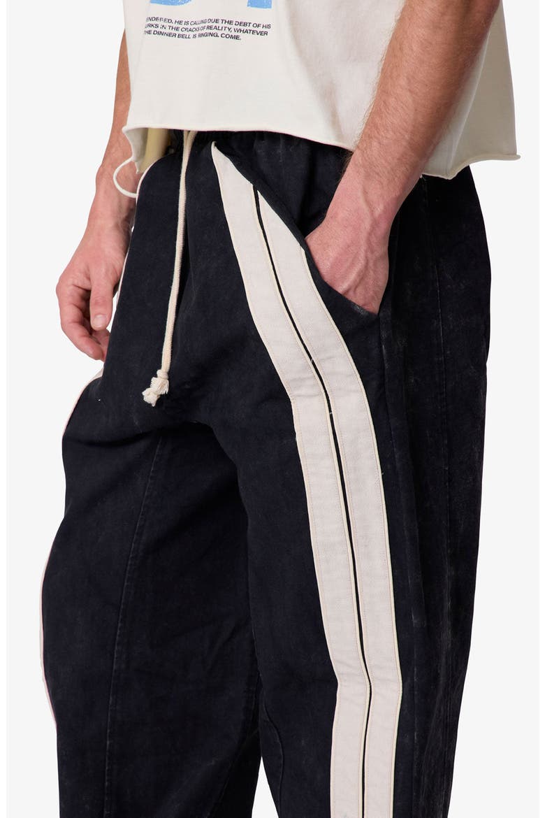 Ultra Baggy Stripe Twill Pants, Alternate, color, BLACK/ WHITE