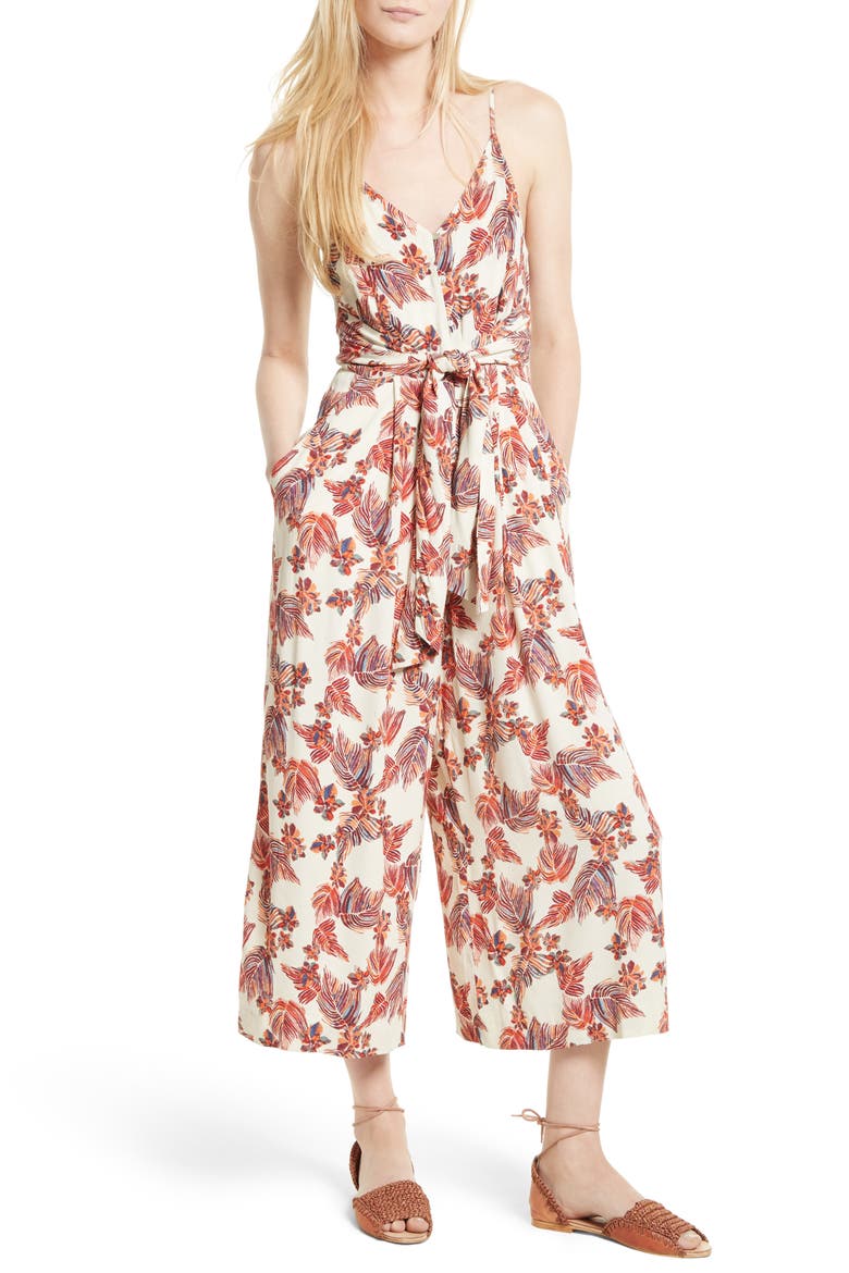 Hot Tropics Jumpsuit, Alternate, color, NEUTRAL COMBO