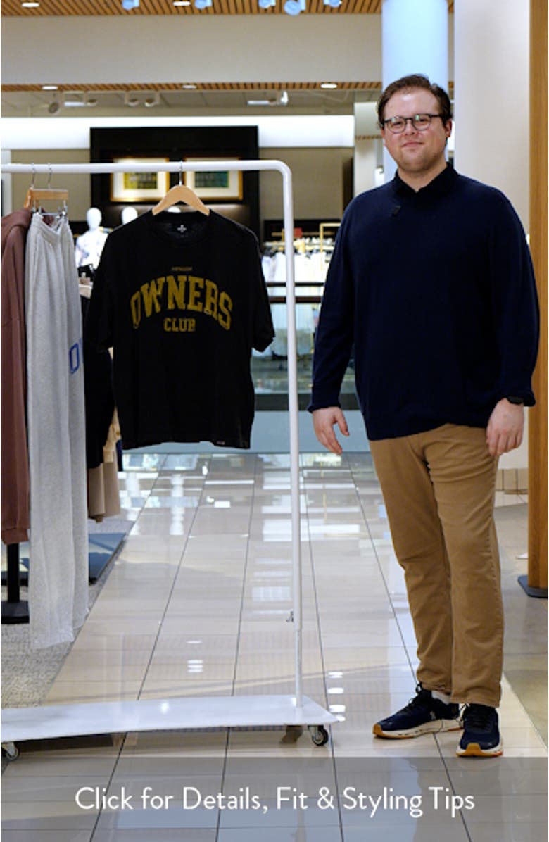 Owners' Club Cotton Logo Graphic T-Shirt, sales video thumbnail