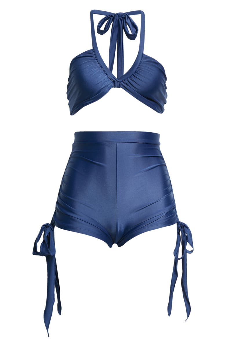 HOUSE OF AAMA High Waist Two-Piece Swimsuit, Alternate, color, 