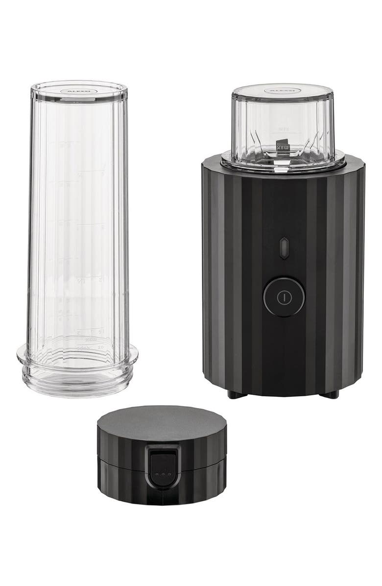ALESSI Plissé Personal Blender, Alternate, color, Black
