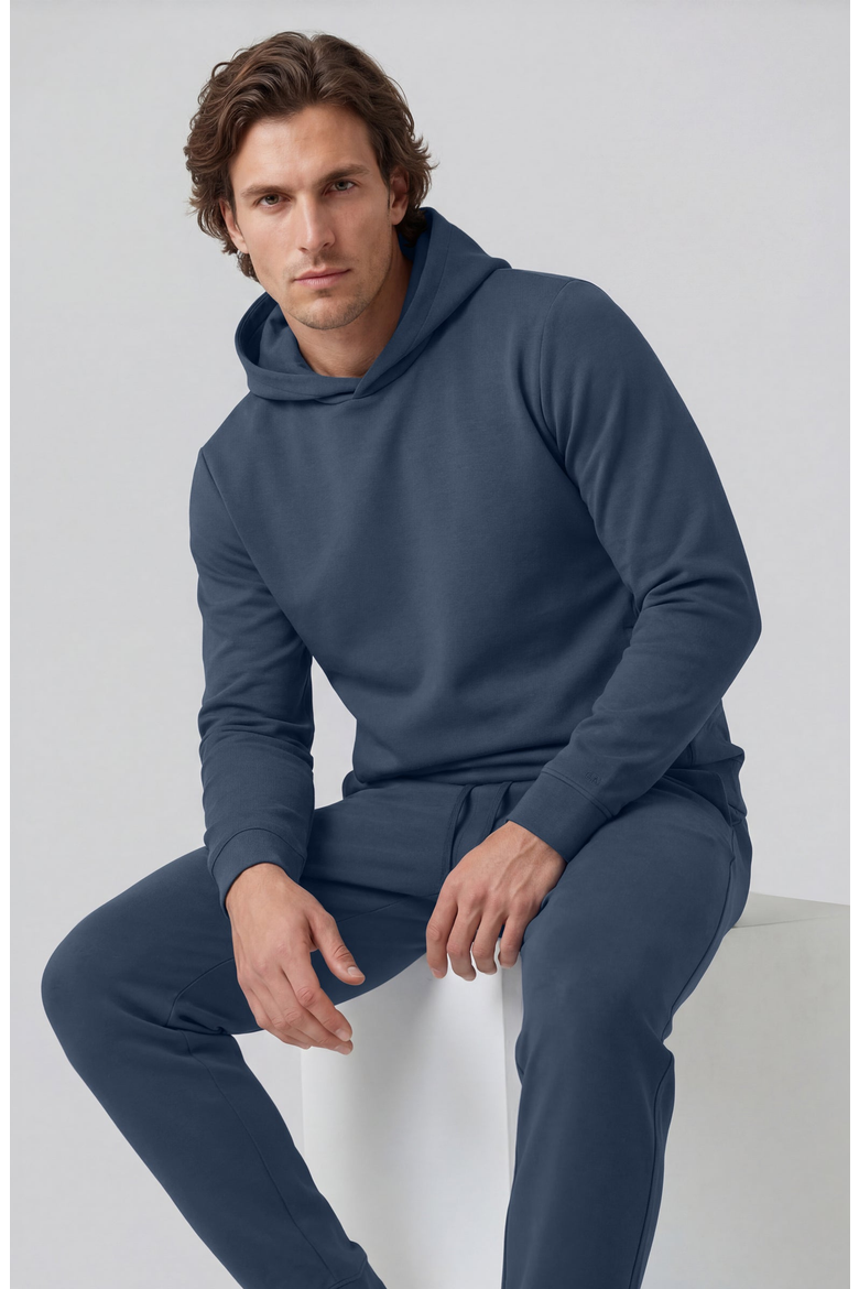 Sandwash Hoodie, Alternate, color, Tidal Blue
