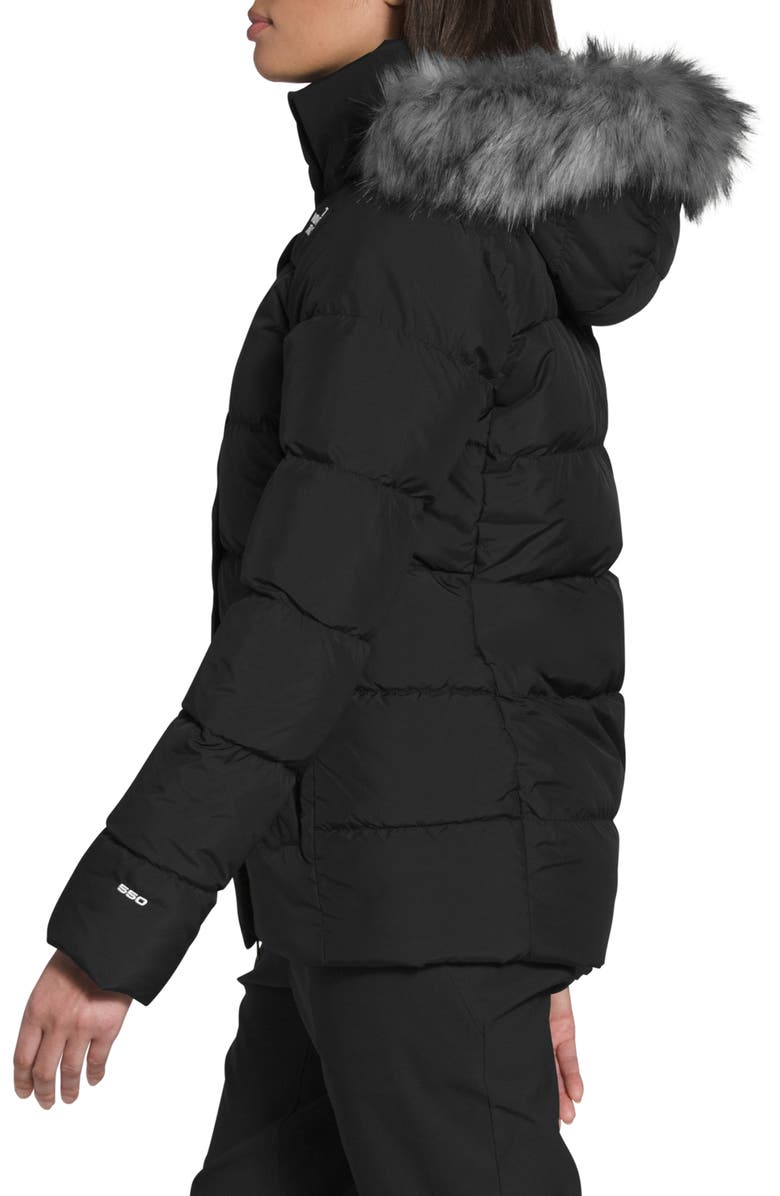 The North Face Gotham Water Repellent 550 Fill Power Down Jacket, Alternate, color, 