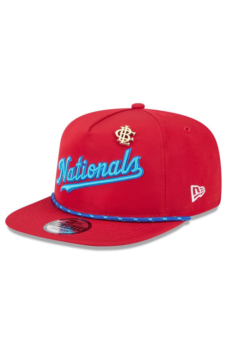 Men's New Era  Red Washington Nationals 2025 Big League Chew Golfer Snapback Hat, Main, color, Red