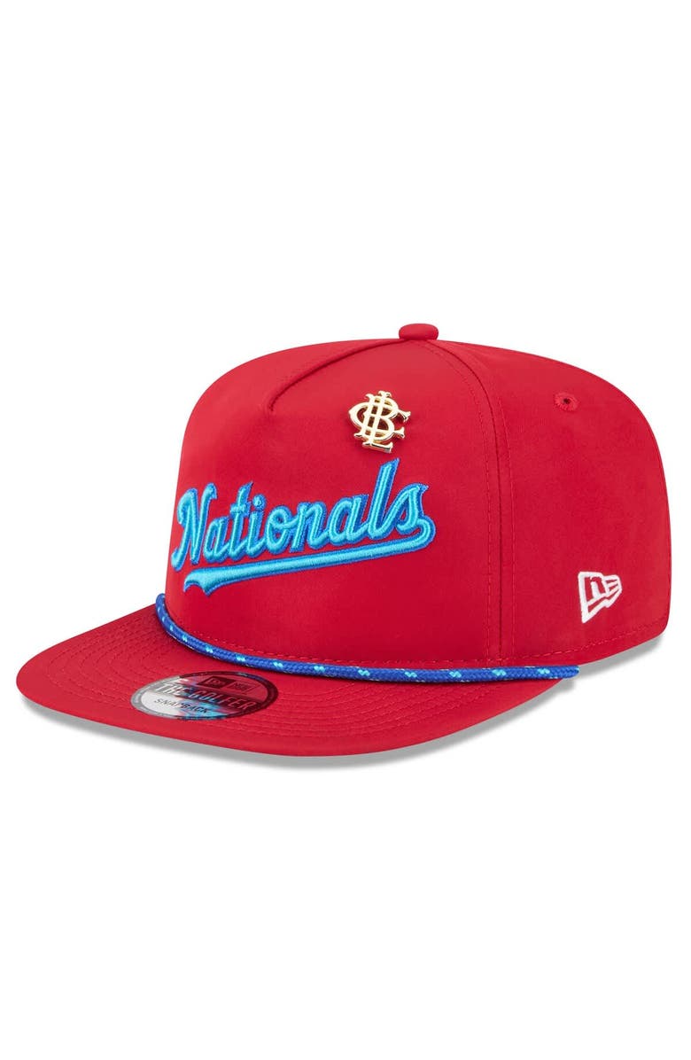 New Era Men's New Era Red Washington Nationals 2025 Big League Chew Golfer Snapback Hat, Main, color, Red