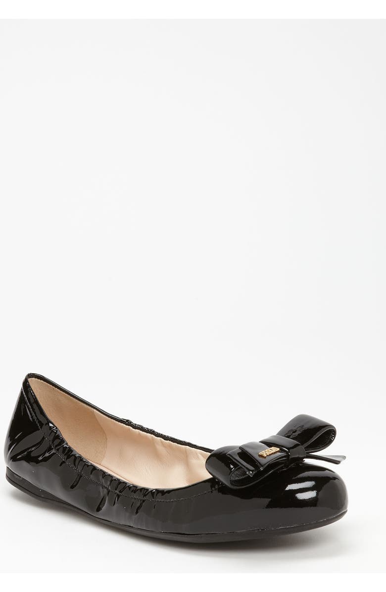 Prada Bow Ballet Flat, Main, color,