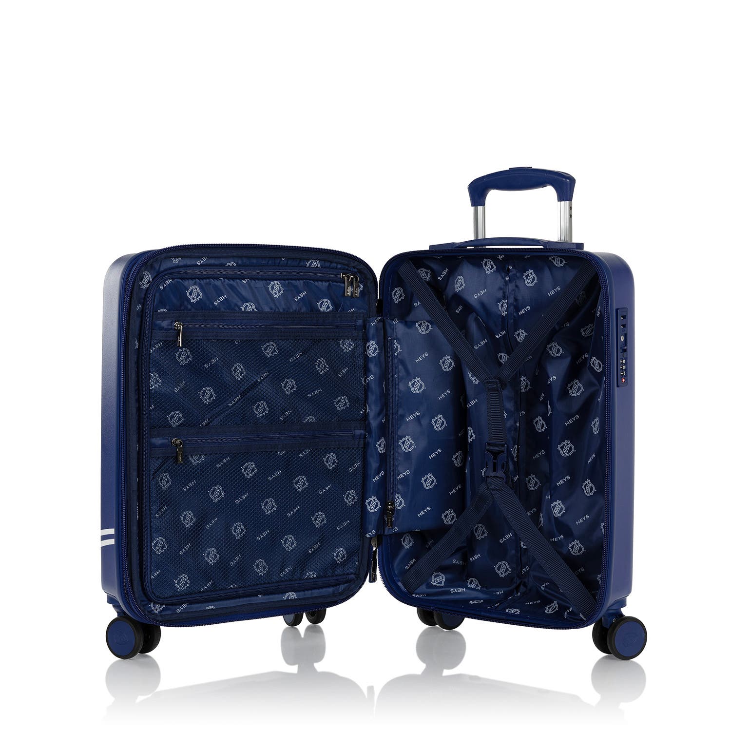 Heys NHL 21 Inch Luggage - Toronto Maple Leafs, Alternate, color, Blue