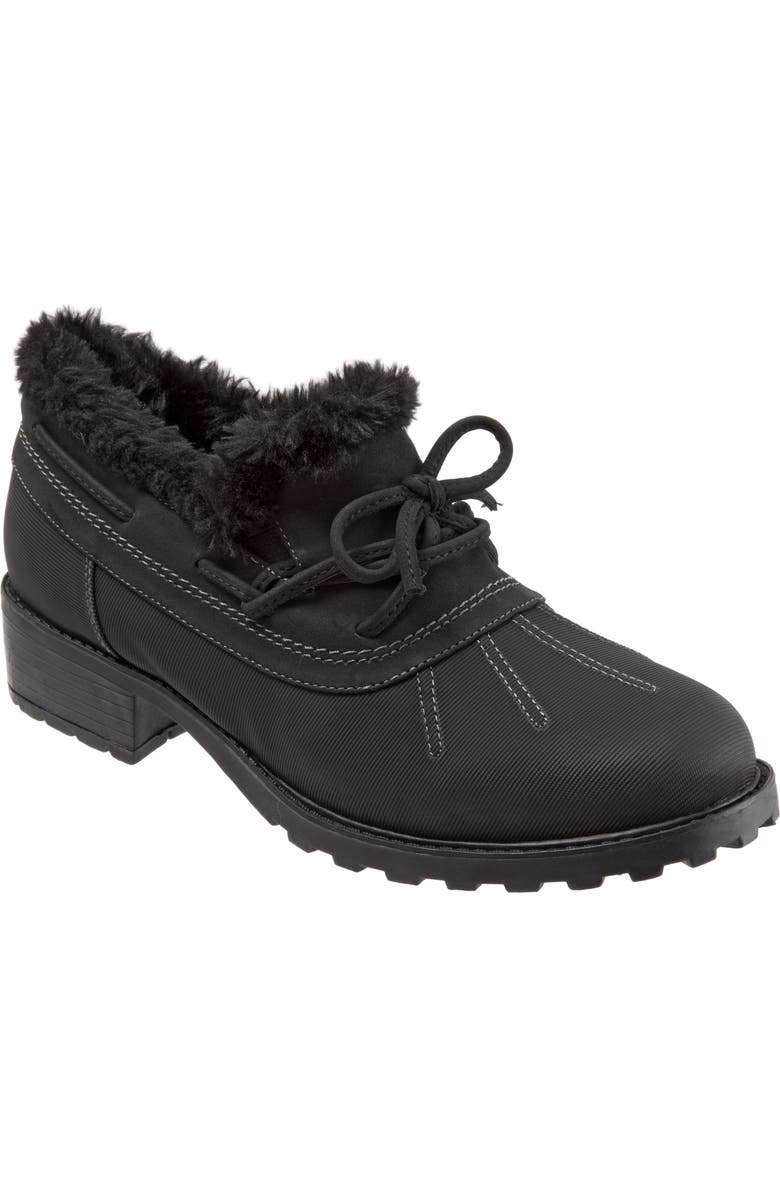 Trotters Belle Faux Fur Lined Waterproof Bootie, Main, color,