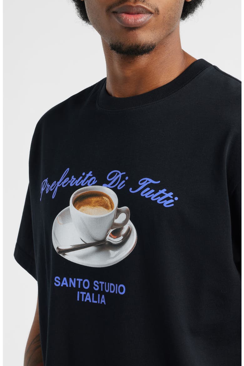 Preferito Esperesso Drappo Graphic T-Shirt, Alternate, color, BLACK