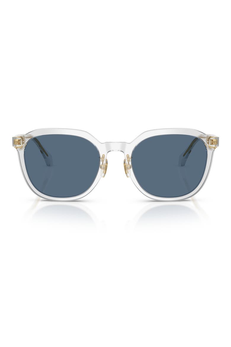 55mm Phantos Sunglasses, Main, color, 55197155 TRANSPARENT GREY