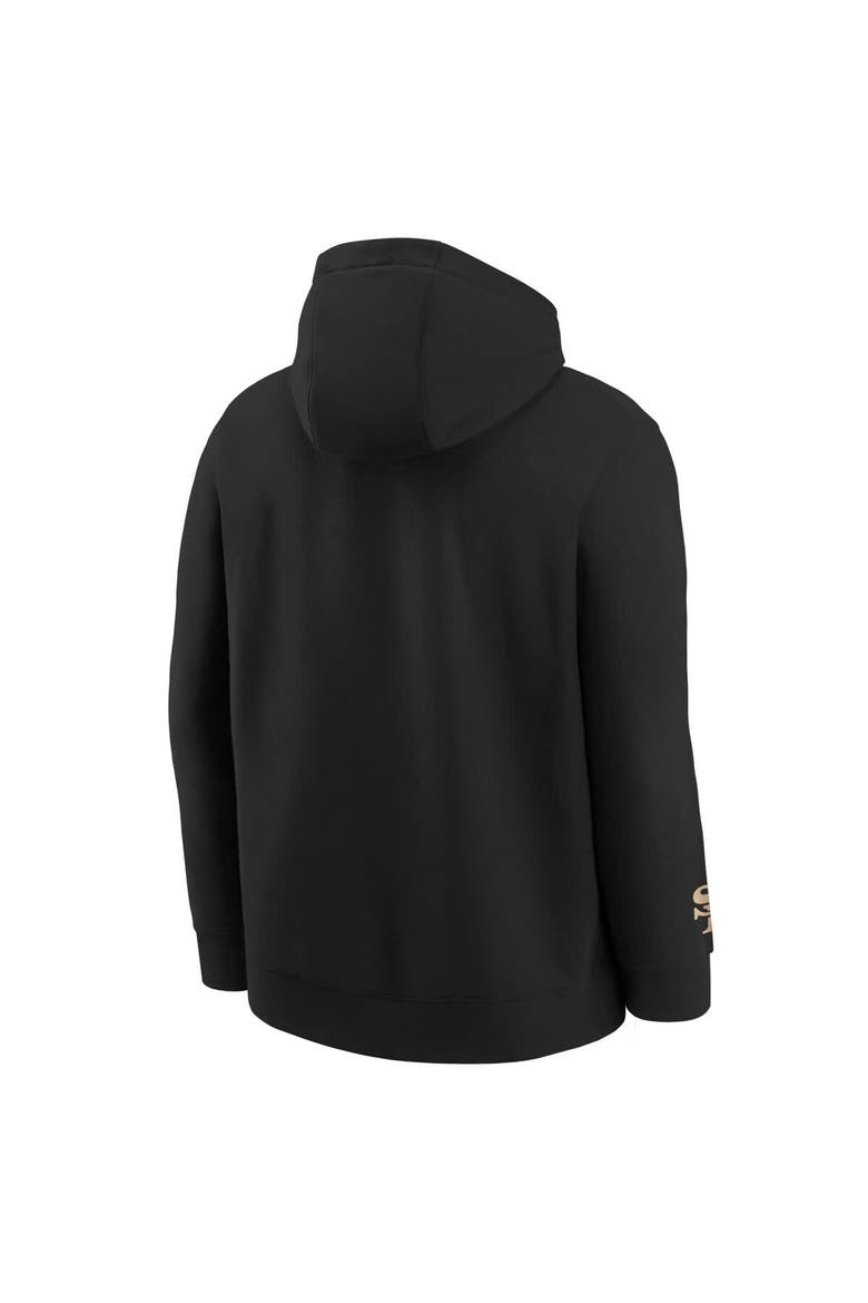 Youth Nike Black San Francisco 49ers 2025 Rivalries Collection Club Hoodie, Alternate, color, Black