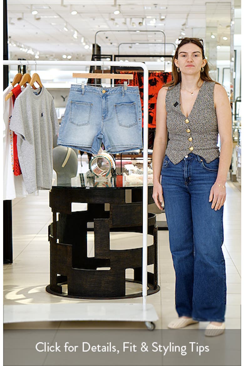 Jane Patch Pocket Denim Shorts video