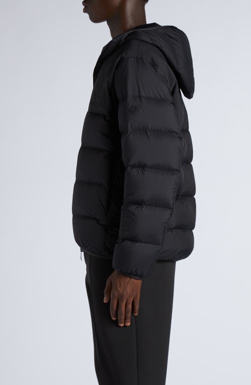 Moncler 'masac Down Jacket With Det In Black